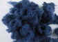 Índigo - abrasão reciclada colorida azul da fibra de grampo de poliéster - 3D*32MM resistentes