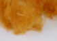 Fibra de poliéster regenerada de grande resistência, fibras de grampo sintéticas amarelas