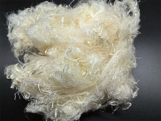 Fibra PPS de polifenileno sulfeto branco com 30% de alongamento e excelente retardância de chama