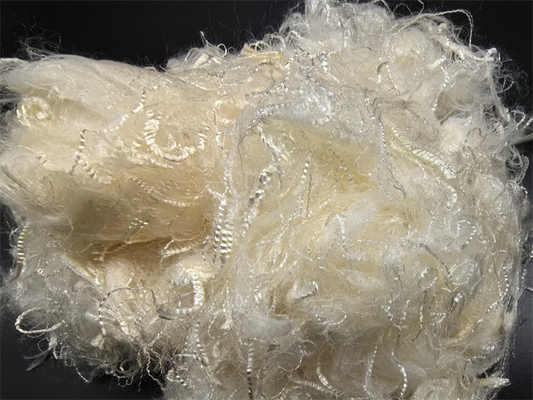 Fibra PPS de polifenileno sulfeto branco com 30% de alongamento e excelente retardância de chama