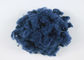 Índigo - abrasão reciclada colorida azul da fibra de grampo de poliéster - 3D*32MM resistentes